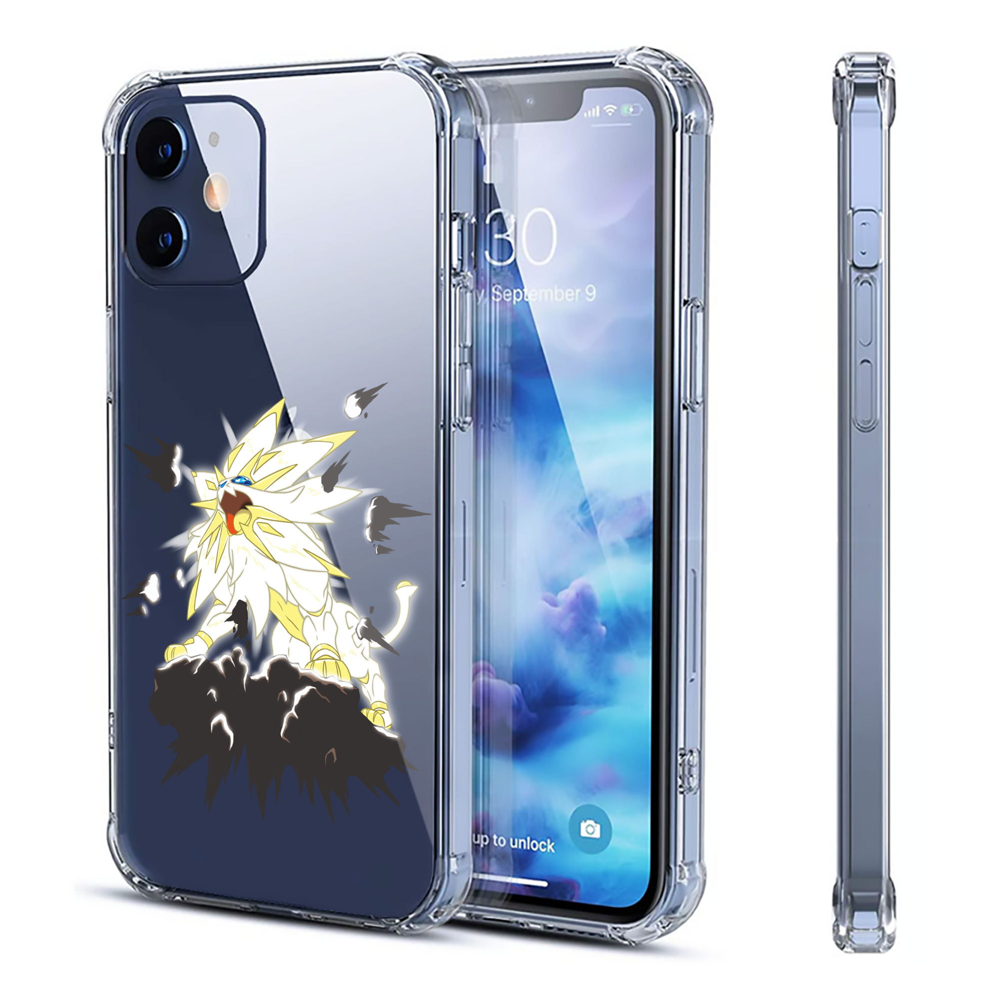 （画像用） ポケットモンスター Pokémon 【iPhone 12シリーズ対応】透明スマホケース（クリアソフトケース）
